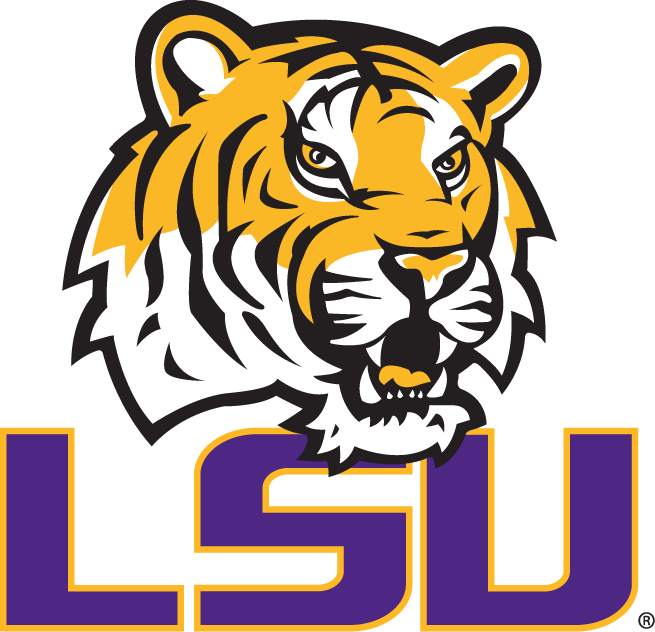LSU Tigers 2002-2006 Secondary Logo diy fabric transfer